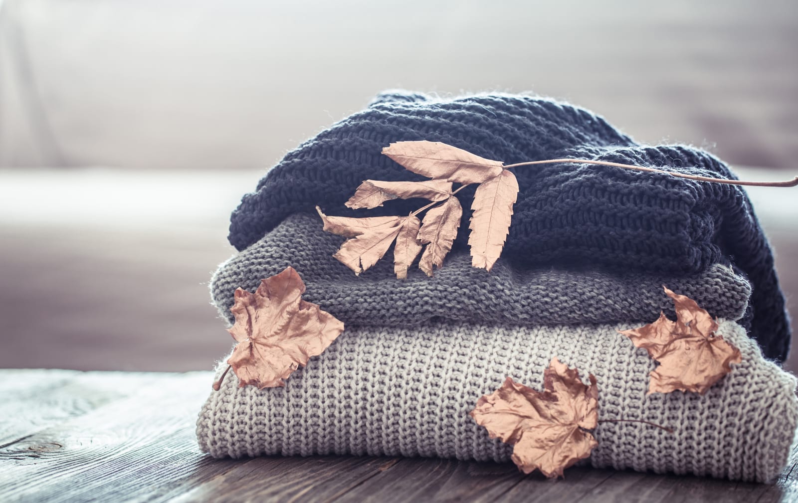 Strickpullover Merino Natur — Materialdetail